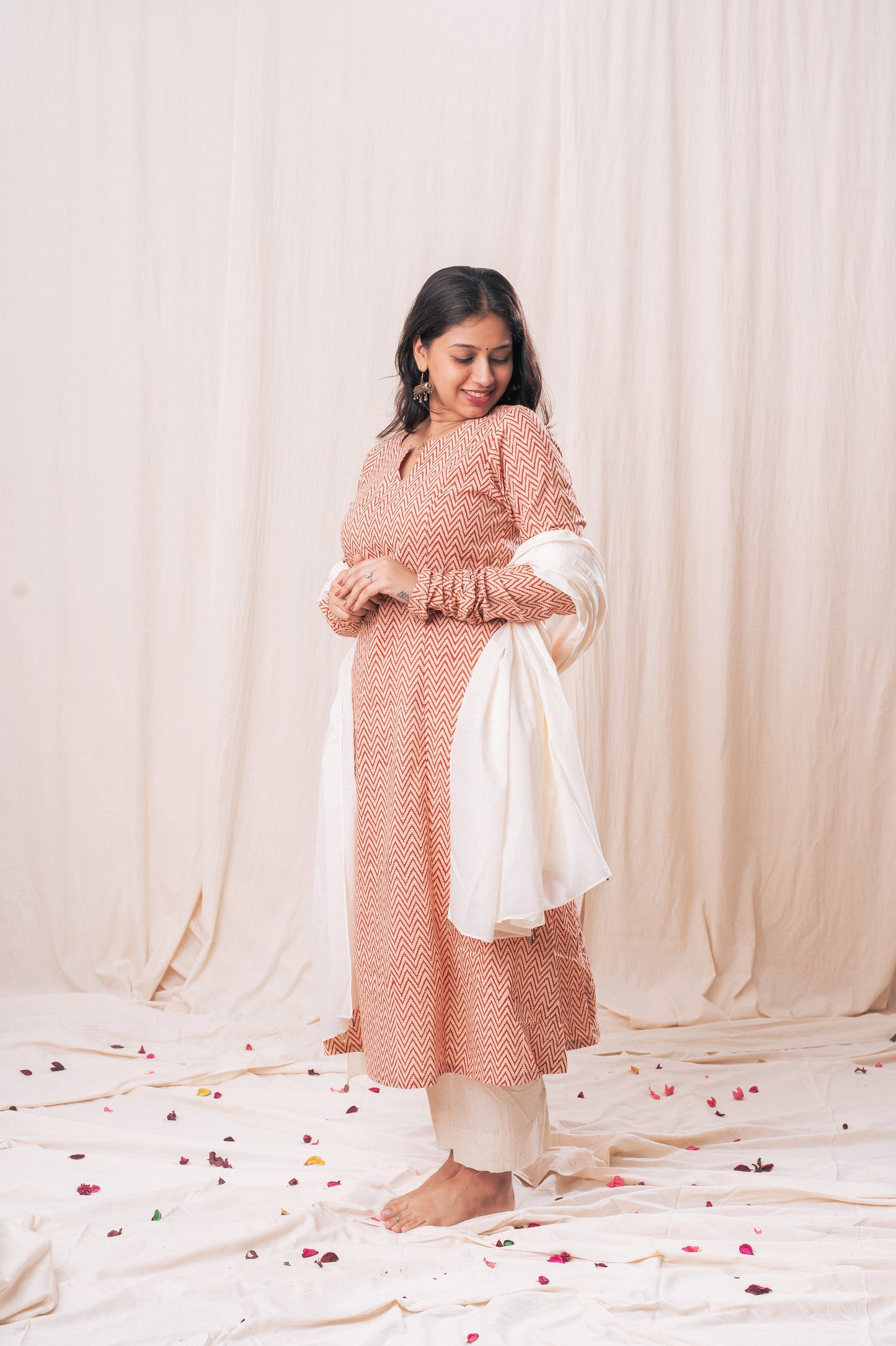 Zig Zag Churi sleeve Set