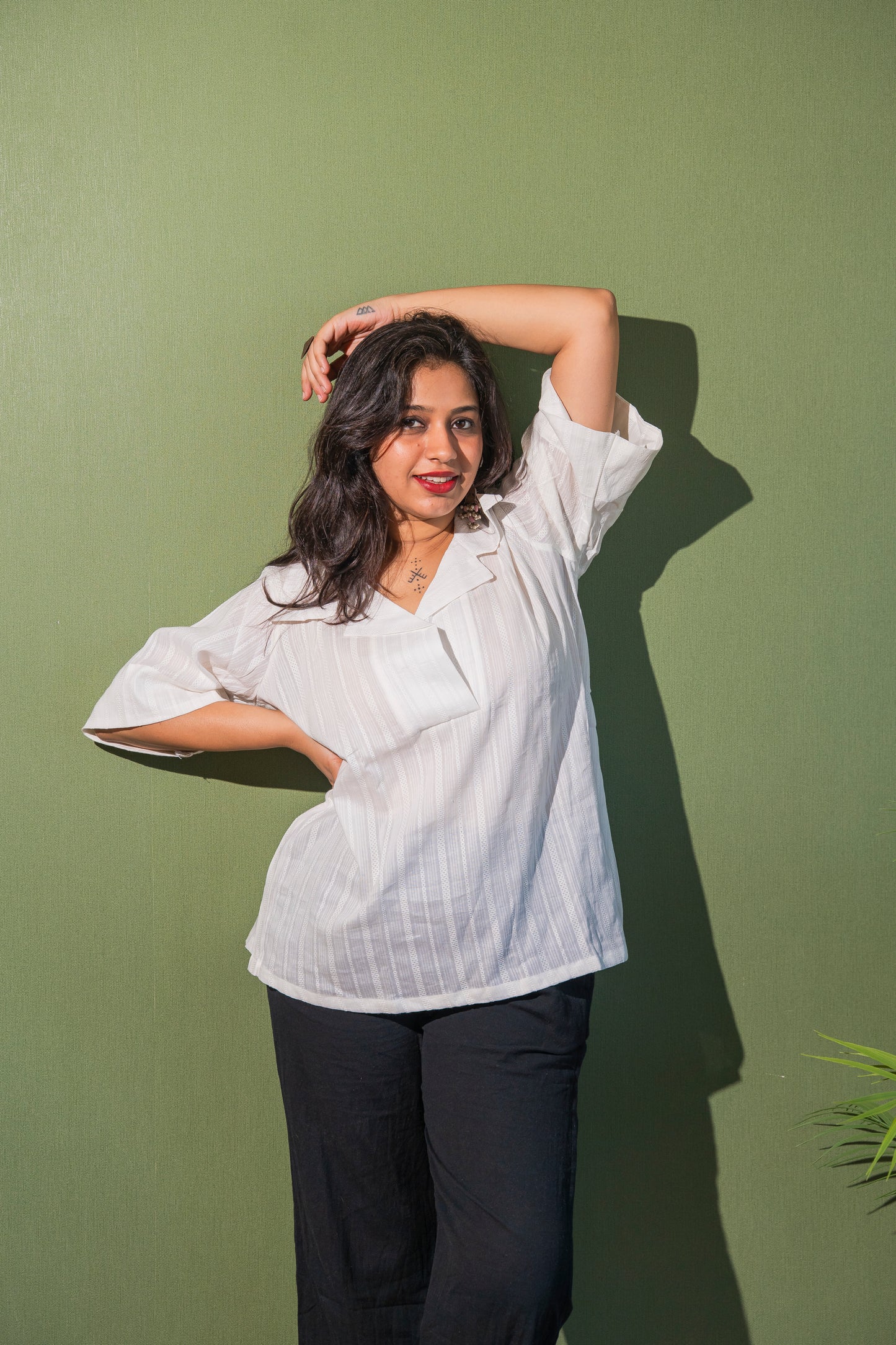 White Oversized Kurta