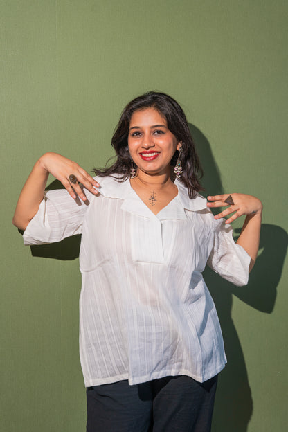 White Oversized Kurta