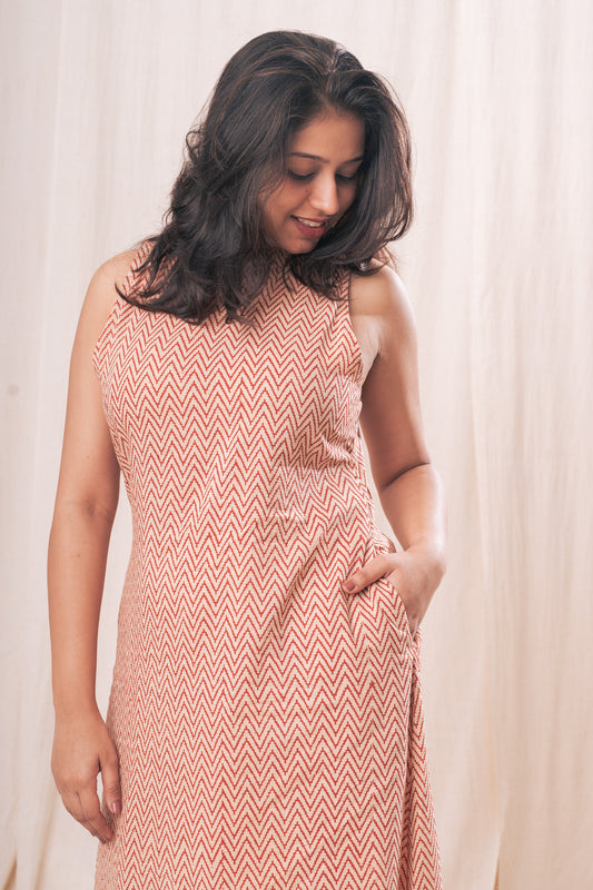 Zig Zag Incut Kurta