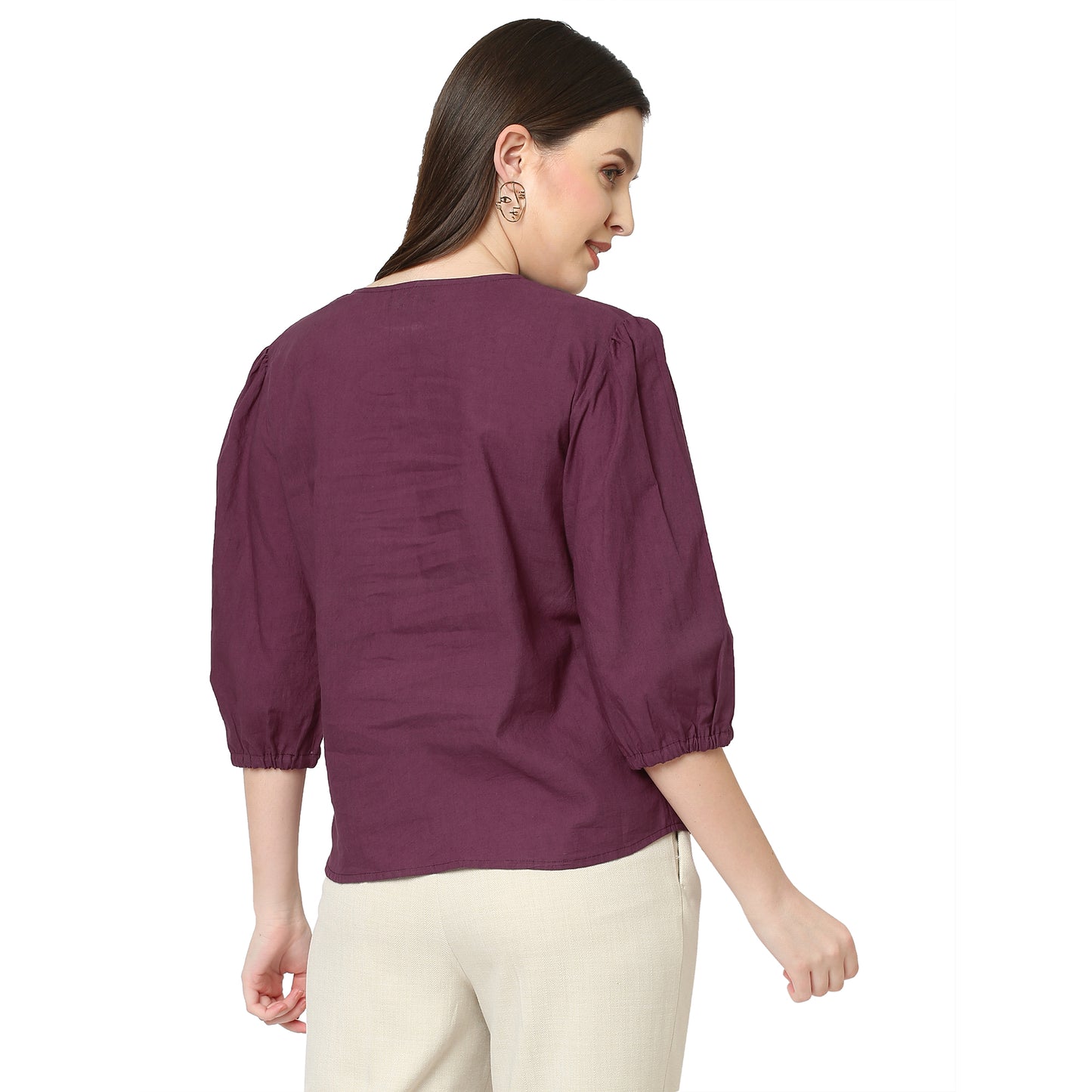 Wine 3-Flap Shirt