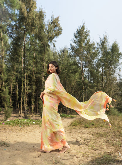 Tie-Dye saree