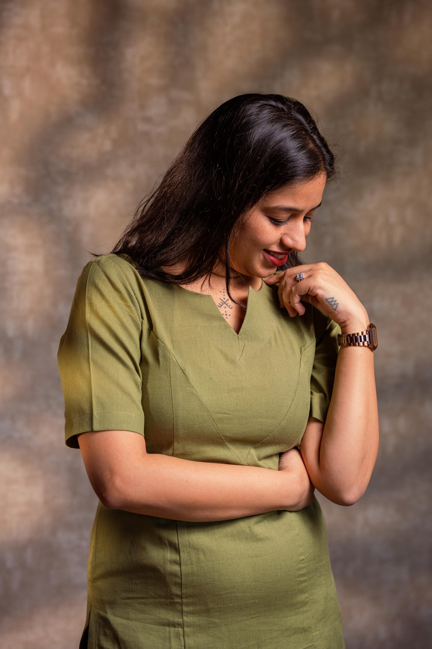 Light Green Straight Panel Kurta