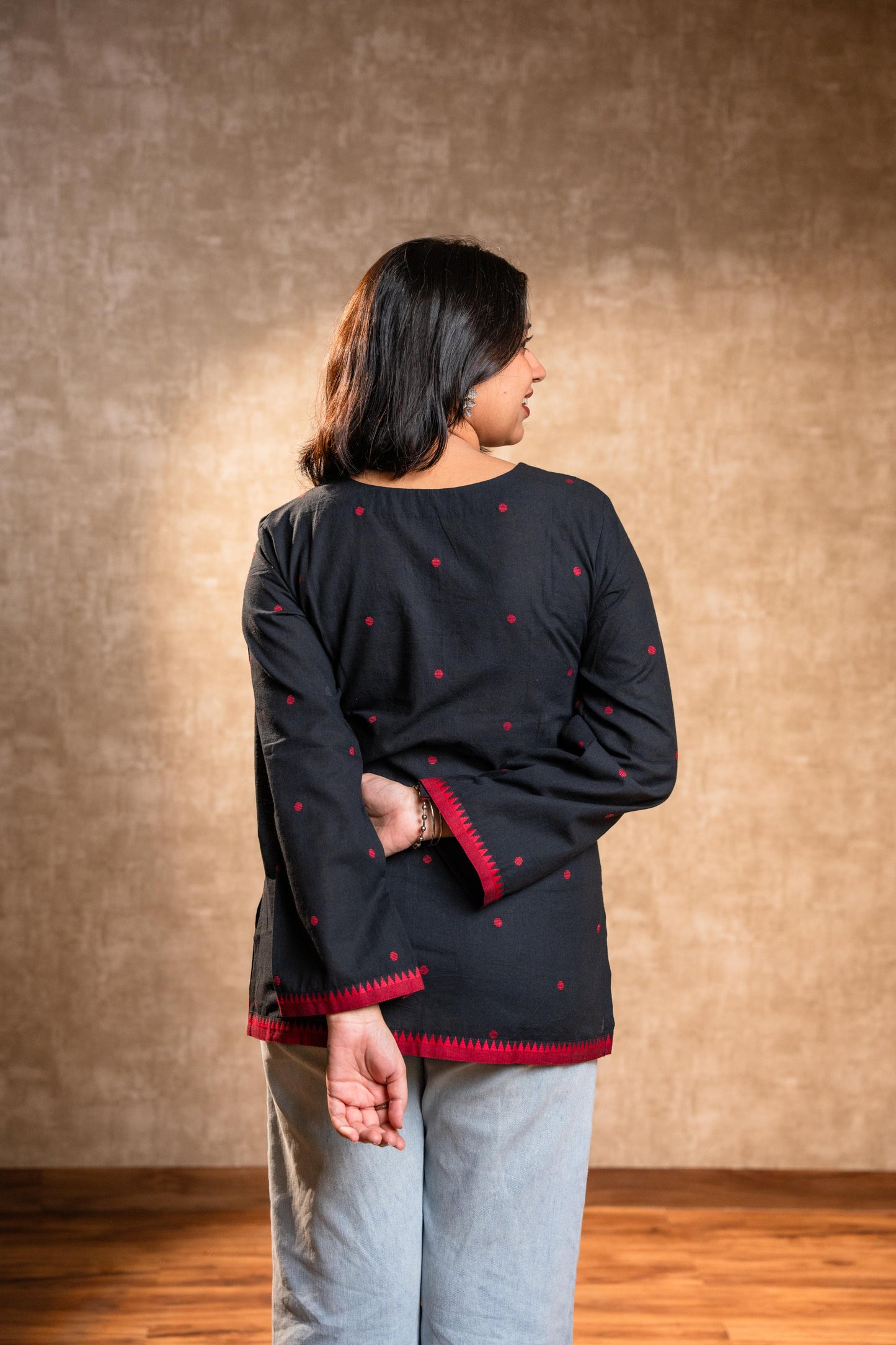 Black Full Sleeves Tunic