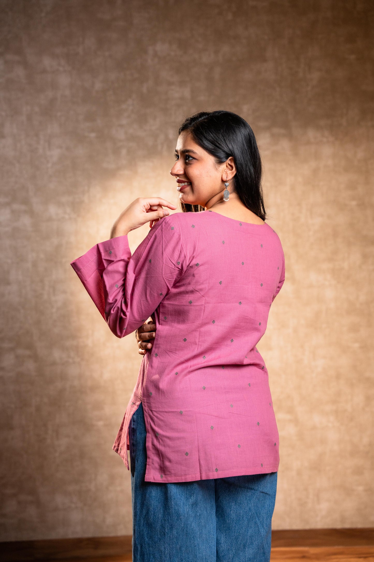 Pink Full Sleeves Tunic
