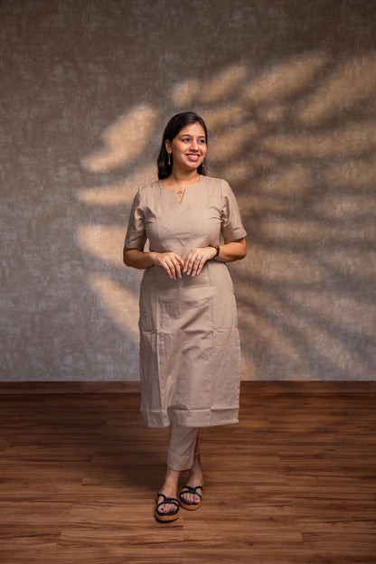 Varsha straight Panel Kurta Set