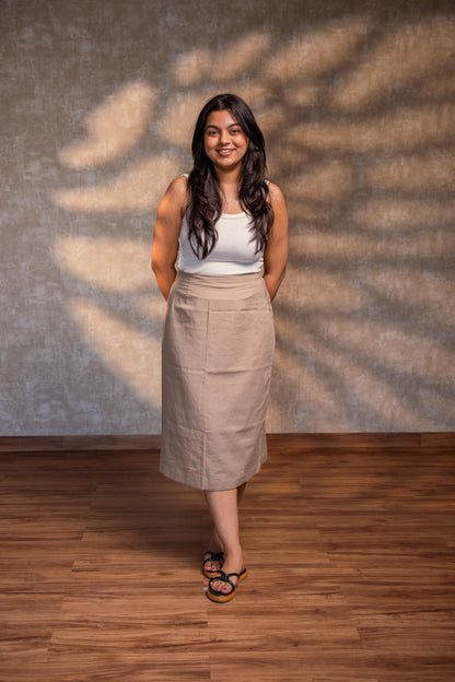 Beige Skirt