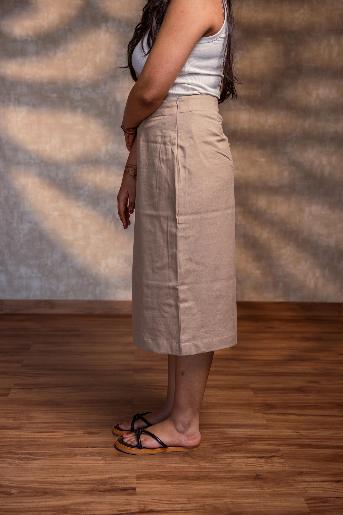 Beige Skirt