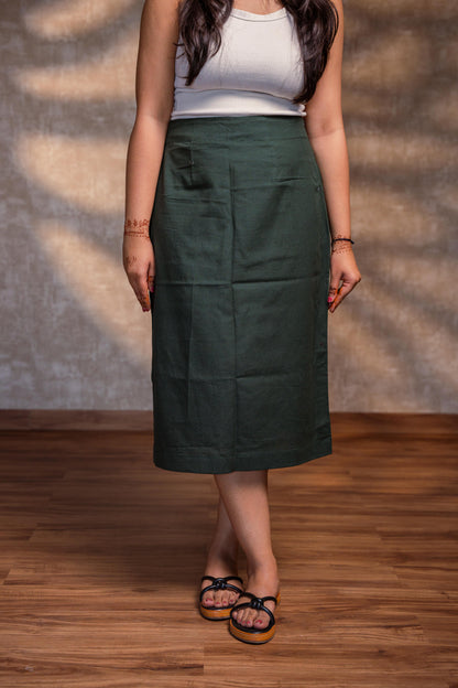 Dark Green Skirt