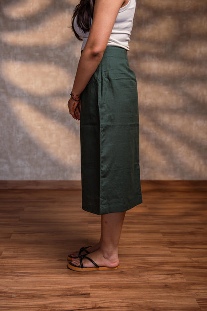 Dark Green Skirt
