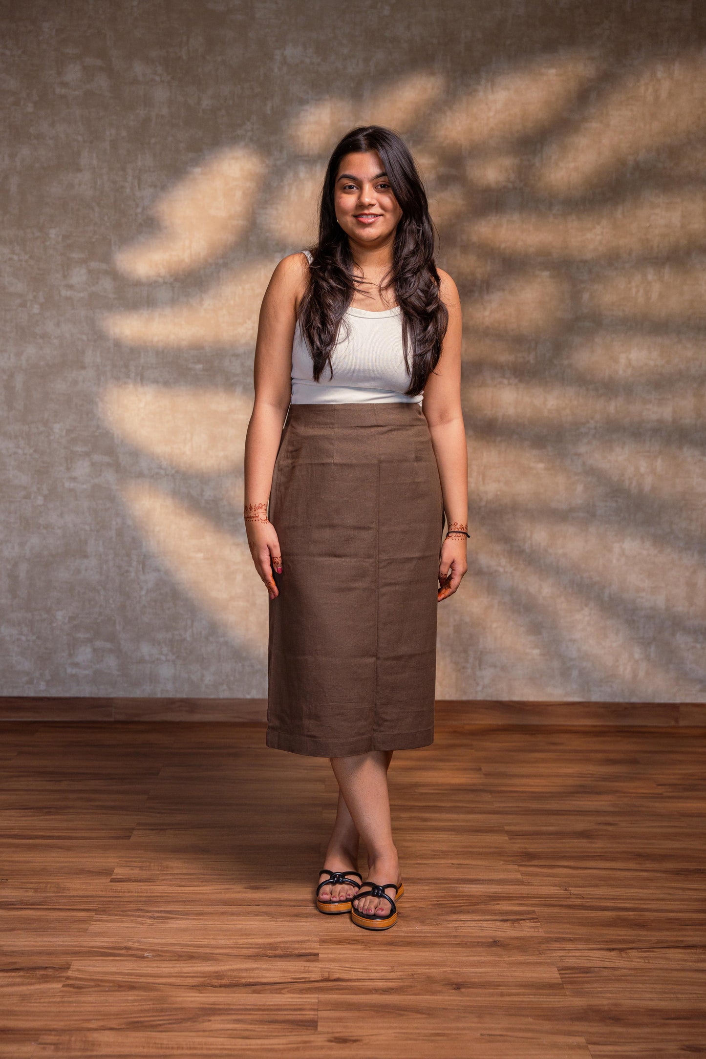 Nikita A-line Brown Skirt