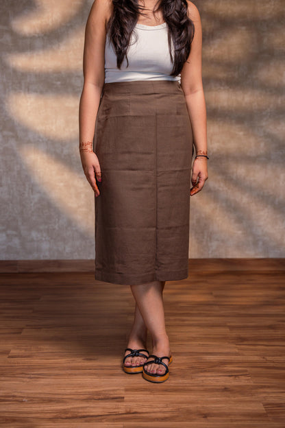 Nikita A-line Brown Skirt