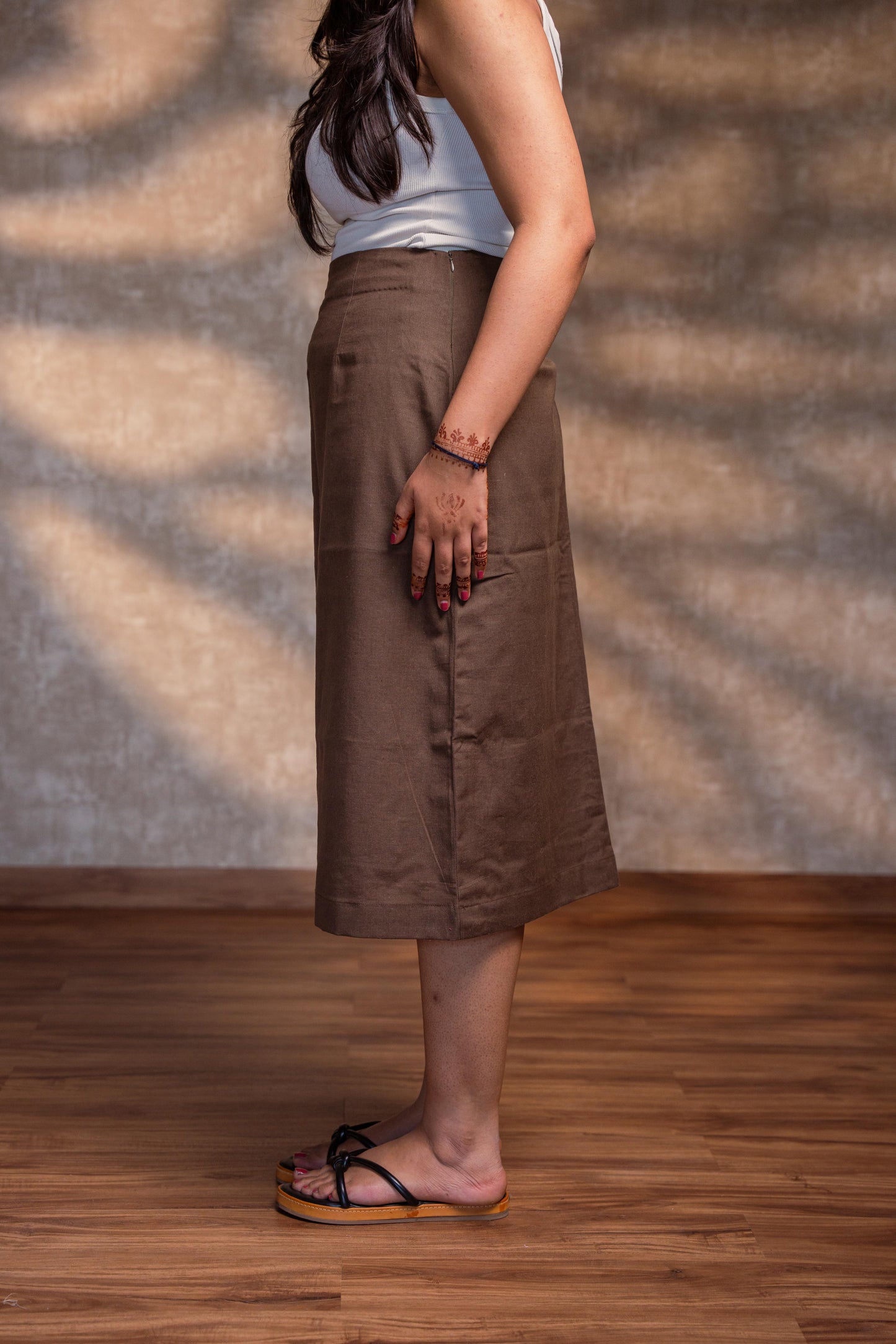Nikita A-line Brown Skirt