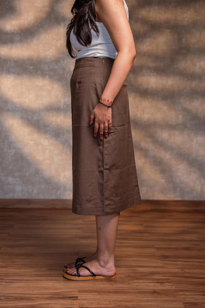 Nikita A-line Brown Skirt