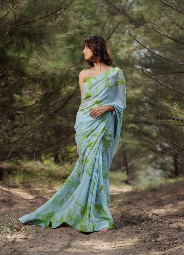 Tie-Dye Saree - Image 4