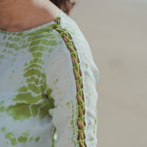 Cord Sleeve Top