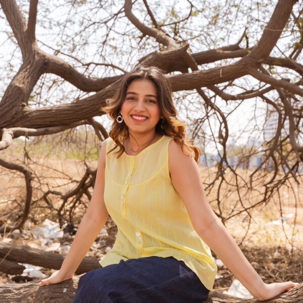 Yellow Yoke Top