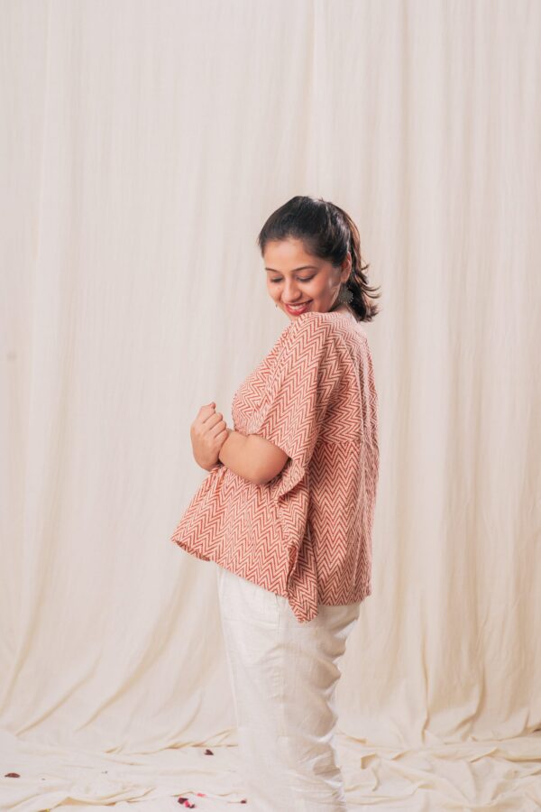 Zig Zag kaftan Top - Image 2
