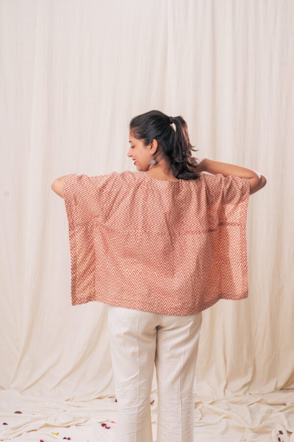Zig Zag kaftan Top - Image 4