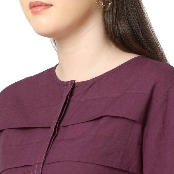 Wine 3-Flap Shirt - Image 3