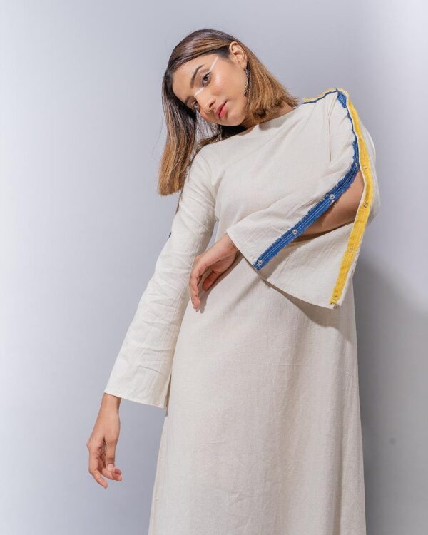 Side Button Dress - Image 3
