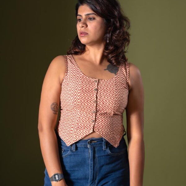 Zig Zag Vest Top