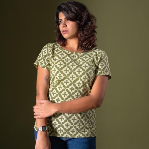 Green Dabu T Shirt top