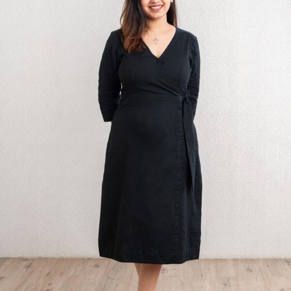 Black Wrap Dress