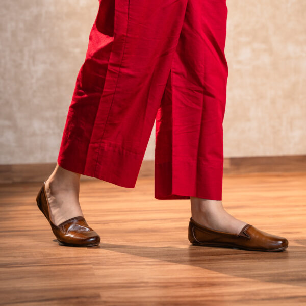 Red Cotton Pants